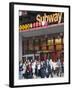Subway Sign in Times Square, Manhattan-Christian Kober-Framed Photographic Print