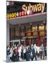 Subway Sign in Times Square, Manhattan-Christian Kober-Mounted Photographic Print