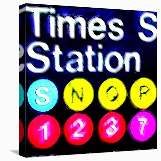 Subway Sign, New York-Tosh-Stretched Canvas