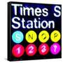 Subway Sign, New York-Tosh-Framed Stretched Canvas