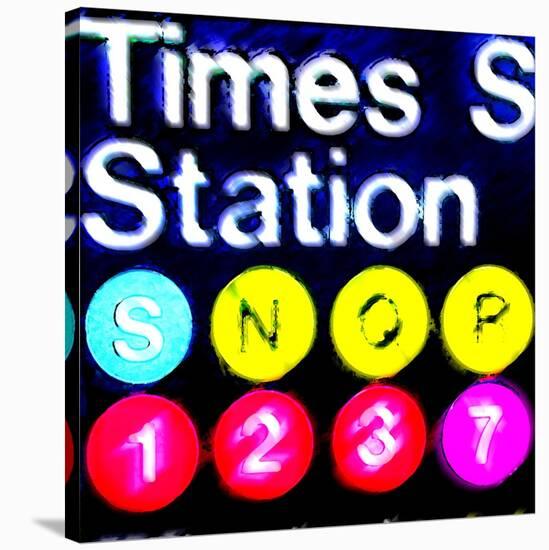 Subway Sign, New York-Tosh-Stretched Canvas