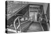 Subway Stairs-Robert Goldwitz-Stretched Canvas