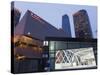 Subway Station Entrance in Front of the World Trade Center Hotel, Guomao District, Beijing, China-Kober Christian-Stretched Canvas