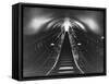 Subway Station Escalator-null-Framed Stretched Canvas