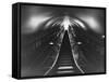 Subway Station Escalator-null-Framed Stretched Canvas