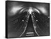 Subway Station Escalator-null-Framed Stretched Canvas