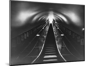 Subway Station Escalator-null-Mounted Photographic Print