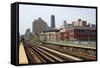 Subway Station in New York City-p.lange-Framed Stretched Canvas