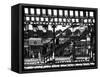 Subway Station, Williamsburg, Brooklyn, New York, United States, Black and White Photography-Philippe Hugonnard-Framed Stretched Canvas