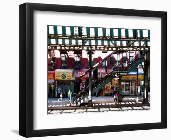 Subway Station, Williamsburg, Brooklyn, New York, United States-Philippe Hugonnard-Framed Photographic Print