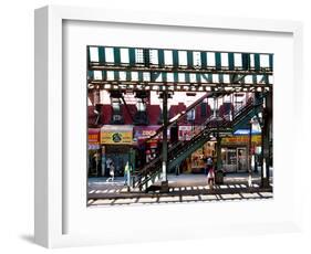 Subway Station, Williamsburg, Brooklyn, New York, United States-Philippe Hugonnard-Framed Photographic Print