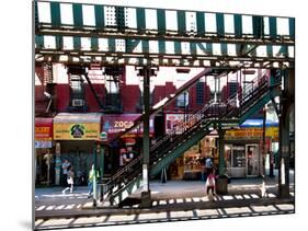 Subway Station, Williamsburg, Brooklyn, New York, United States-Philippe Hugonnard-Mounted Photographic Print