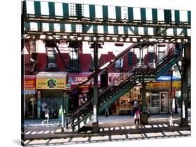 Subway Station, Williamsburg, Brooklyn, New York, United States-Philippe Hugonnard-Stretched Canvas