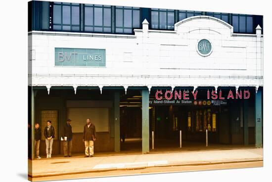 Subway Stations - Coney Island - New York - United States-Philippe Hugonnard-Stretched Canvas