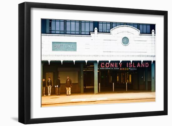 Subway Stations - Coney Island - New York - United States-Philippe Hugonnard-Framed Photographic Print