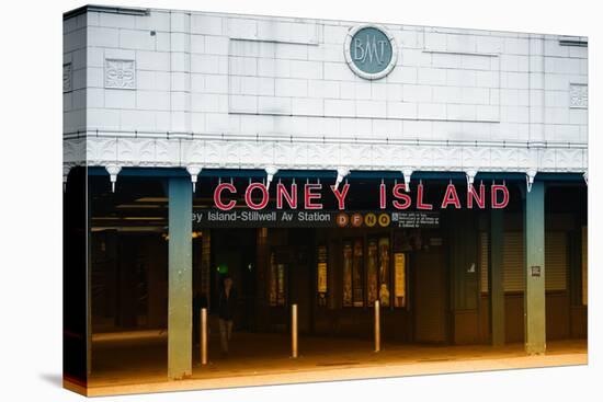 Subway Stations - Coney Island - New York - United States-Philippe Hugonnard-Stretched Canvas