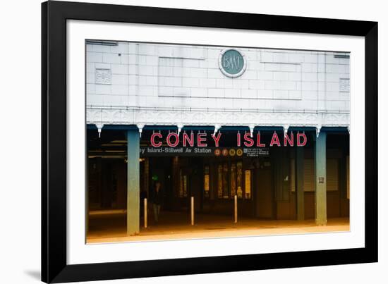 Subway Stations - Coney Island - New York - United States-Philippe Hugonnard-Framed Photographic Print