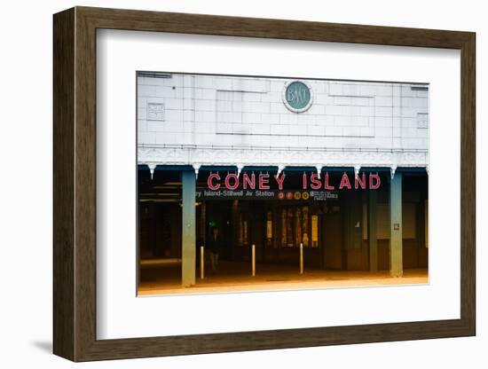 Subway Stations - Coney Island - New York - United States-Philippe Hugonnard-Framed Photographic Print