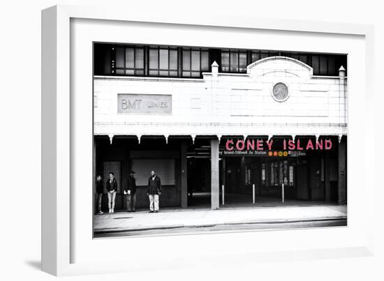 Subway Stations - Coney Island - New York - United States-Philippe Hugonnard-Framed Photographic Print