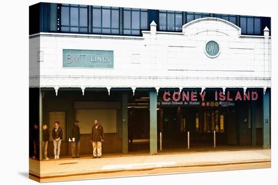 Subway Stations - Coney Island - New York - United States-Philippe Hugonnard-Stretched Canvas