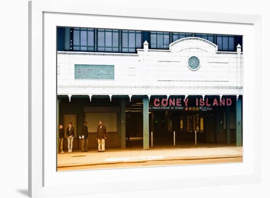 Subway Stations - Coney Island - New York - United States-Philippe Hugonnard-Framed Art Print