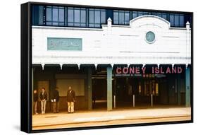 Subway Stations - Coney Island - New York - United States-Philippe Hugonnard-Framed Stretched Canvas