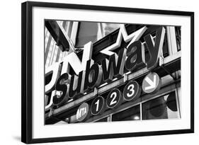 Subway Stations - Manhattan - New York City - United States-Philippe Hugonnard-Framed Photographic Print