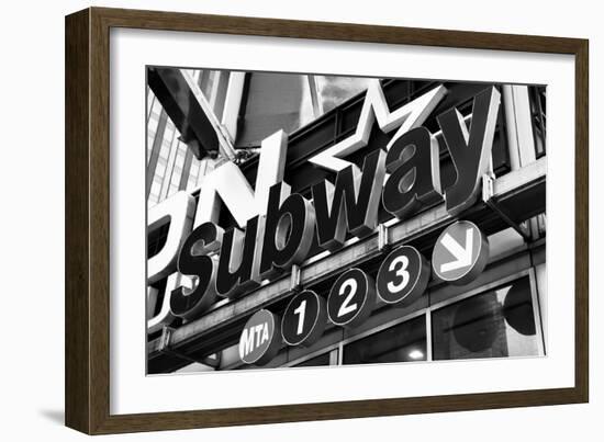 Subway Stations - Manhattan - New York City - United States-Philippe Hugonnard-Framed Photographic Print