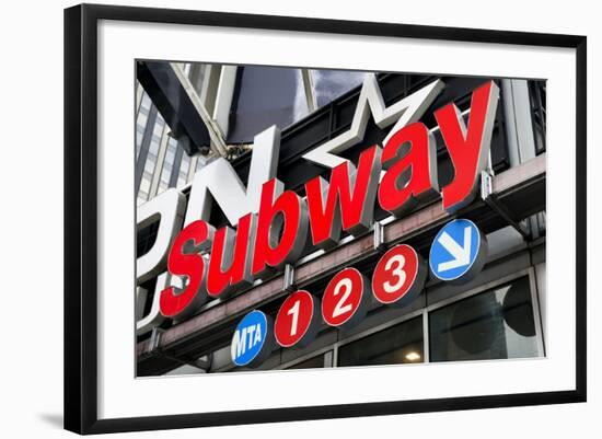 Subway Stations - Manhattan - New York City - United States-Philippe Hugonnard-Framed Photographic Print