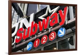 Subway Stations - Manhattan - New York City - United States-Philippe Hugonnard-Framed Photographic Print