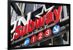 Subway Stations - Manhattan - New York City - United States-Philippe Hugonnard-Framed Photographic Print