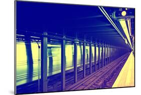 Subway Stations - Manhattan - New York City - United States-Philippe Hugonnard-Mounted Photographic Print