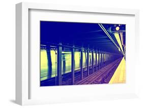 Subway Stations - Manhattan - New York City - United States-Philippe Hugonnard-Framed Photographic Print