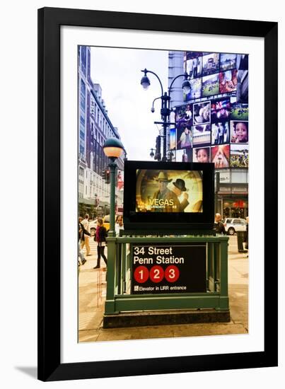 Subway Stations - Manhattan - New York City - United States-Philippe Hugonnard-Framed Photographic Print