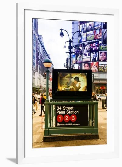 Subway Stations - Manhattan - New York City - United States-Philippe Hugonnard-Framed Photographic Print