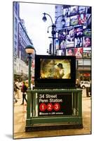 Subway Stations - Manhattan - New York City - United States-Philippe Hugonnard-Mounted Photographic Print