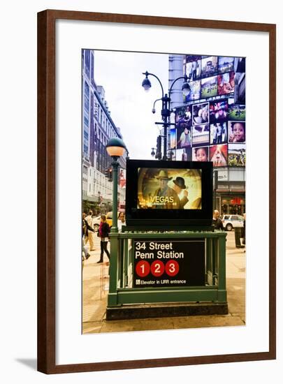 Subway Stations - Manhattan - New York City - United States-Philippe Hugonnard-Framed Photographic Print