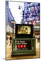 Subway Stations - Manhattan - New York City - United States-Philippe Hugonnard-Mounted Photographic Print