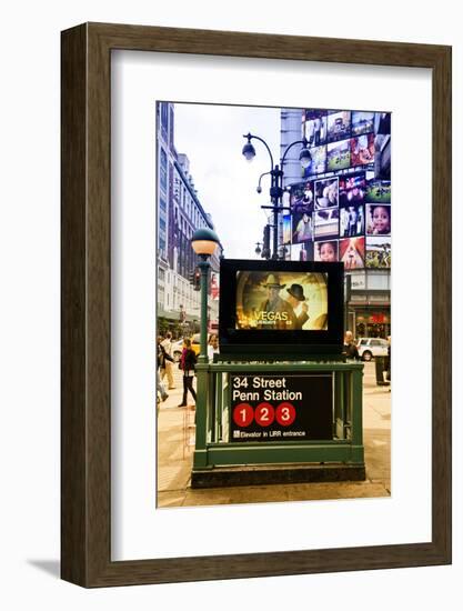 Subway Stations - Manhattan - New York City - United States-Philippe Hugonnard-Framed Photographic Print