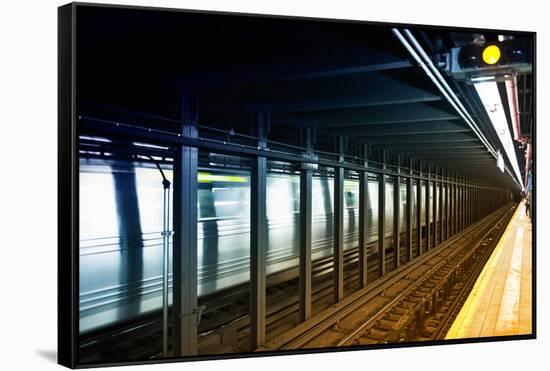 Subway Stations - Manhattan - New York City - United States-Philippe Hugonnard-Framed Stretched Canvas