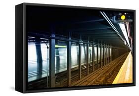 Subway Stations - Manhattan - New York City - United States-Philippe Hugonnard-Framed Stretched Canvas