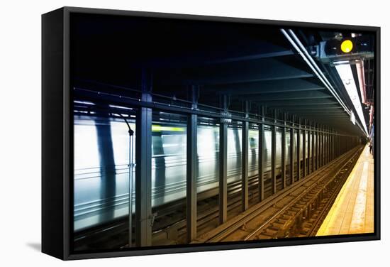 Subway Stations - Manhattan - New York City - United States-Philippe Hugonnard-Framed Stretched Canvas