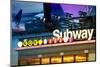 Subway Stations - Manhattan - New York City - United States-Philippe Hugonnard-Mounted Premium Photographic Print