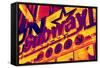 Subway Stations - Pop Art - New York City - United States-Philippe Hugonnard-Framed Stretched Canvas
