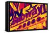 Subway Stations - Pop Art - New York City - United States-Philippe Hugonnard-Framed Stretched Canvas