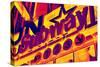 Subway Stations - Pop Art - New York City - United States-Philippe Hugonnard-Stretched Canvas