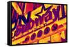 Subway Stations - Pop Art - New York City - United States-Philippe Hugonnard-Framed Stretched Canvas