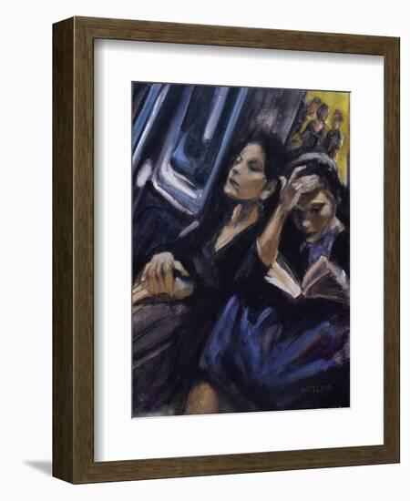 Subway Stories, New York City-Patti Mollica-Framed Giclee Print