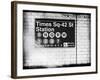 Subway Times Square - 42 Street Station - Subway Sign - Manhattan, New York City, USA-Philippe Hugonnard-Framed Art Print