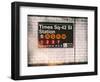 Subway Times Square - 42 Street Station - Subway Sign - Manhattan, New York City, USA-Philippe Hugonnard-Framed Art Print